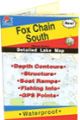 Fox Chain, Illinois (South) Waterproof Map (Fishing Hot Spots)