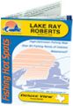 Lake Ray Roberts, Texas Waterproof Map (Fishing Hot Spots)