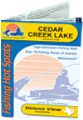Cedar Creek Lake, Texas Waterproof Map (Fishing Hot Spots)