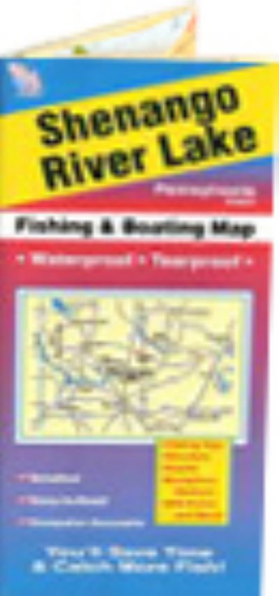 Shenango River Lake, Pennsylvania Waterproof Map (Fishing Hot