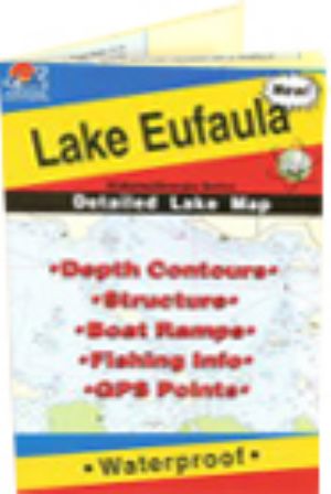 Lake Eufaula Map, Alabama/Georgia Waterproof Map (Fishing Hot Spots) – Lake  Maps