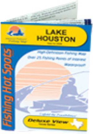 Texas Folding & Fishing Maps – Houston Map Company