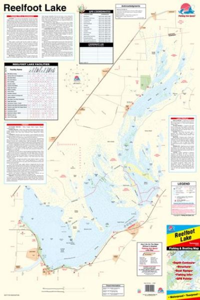 Reelfoot Lake Topo Map in Lake County, Tennessee