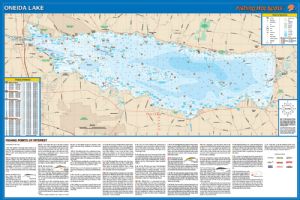 Oneida Lake Fishing Map Oneida Lake, New York Waterproof Map (Fishing Hot Spots) – Lake Maps