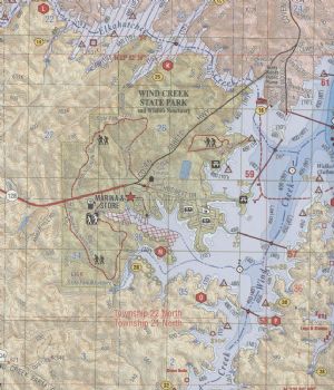 Map Of Lake Martin Alabama Lake Martin, Alabama Paper Map (Carto-Craft) – Lake Maps