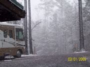 Lake Martin March 1, 2009 - The weather man was right 