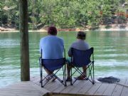 Lake Martin&nbsp;Dennis and Jackson Godfrey enjoy fishing at Pleasure Point