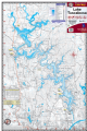 Lake Tuscaloosa, Alabama Waterproof Map (Kingfisher)