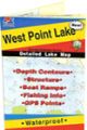 West Point Lake, Georgia Waterproof Map (Fishing Hot Spots)