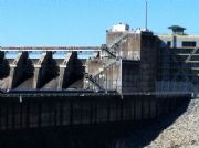Lake Eufaula&nbsp;Walter F.George Lock and Dam at South end of Lake in Fort Gaines.Ga.  