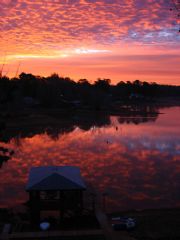 Lake Martin&nbsp;Sunrise on Dead Timbers Bay