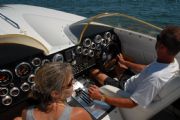 Lake Martin&nbsp;Steve and Dee Dee commanding the ship