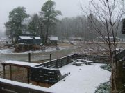 Lake Martin&nbsp;Snow sticking in Blue Creek