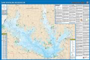 Sam Rayburn Reservoir, Texas Waterproof Map (Fishing Hot Spots)