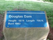 Douglas Lake&nbsp;Marker at Douglas Dam