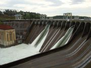 Lake Martin&nbsp;Martin Dam 2 gates open