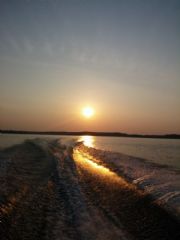 Lake Martin&nbsp;Sunrise Leaving Smith Mountain