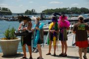 Lake Martin&nbsp;Mardi Gras crowd arriving to get thier final card