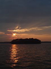 Lake Martin&nbsp;Sunset from Sinclair's