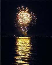 Logan Martin Lake&nbsp;Fireworks July 4 2009