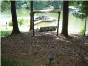 Lake Allatoona&nbsp;my Allatoona lake house yard down to the water, July09