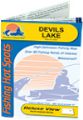 Devils Lake, North Dakota  Waterproof Map (Fishing Hot Spots)