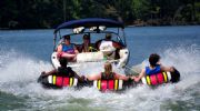 Lake Martin&nbsp;Fun tubing near Wind Creek