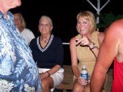 Wheeler Lake&nbsp;Jane Delap and Cathy Alexander having fun on Bay Hill Marina's Party Barge!