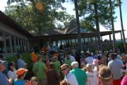 Lake Martin Crowd gathers at Sinclair's