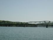 Norris Lake&nbsp;Railroad Bridge upstream of Hwy 63