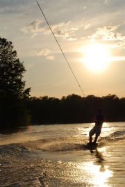 Lake Martin&nbsp;Behind the boat