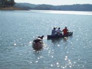 Cherokee Lake&nbsp;The Three Stooges in a Canoe on Cherokee Lake