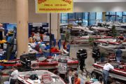 Logan Martin Lake&nbsp;Birmingham Boat Show from atop 34 Dock and Lift's exhibit