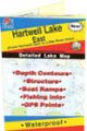 Hartwell Lake Map (East Section - From Hartwell Dam to Little River Dam), South Carolina/Georgia Waterproof Map (Fishing Hot Spots)