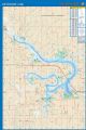 Keystone Lake, Oklahoma Waterproof Map (Fishing Hot Spots)