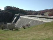Norris Lake&nbsp;View of Norris Dam from Upper Road