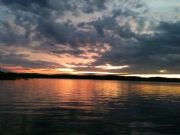Lake Eufaula&nbsp;Sunset on Eufala. The night before a tournament
