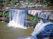 Smith Lake&nbsp;Before the lake covered the falls in 1961