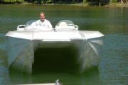 Lake Martin&nbsp;Steve of the Cathouse Marine crew putting in the Skater