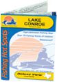 Lake Conroe, Texas Waterproof Map (Fishing Hot Spots)