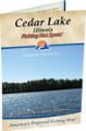 Cedar Lake, Illinois Waterproof Map (Fishing Hot Spots)