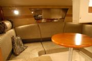 Logan Martin Lake&nbsp;Seating area under the helm of a Cruisers Yacht