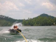Lake Martin&nbsp;I can't see beyond the spray