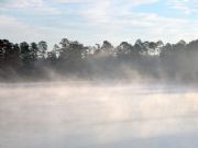 Lake Martin&nbsp;Morning Fog On Water Near Dogwood Trail