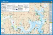 Lake Texoma, Oklahoma/Texas Waterproof Map (Fishing Hot Spots)