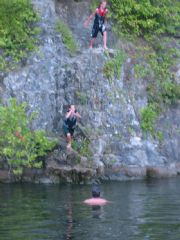 Logan Martin Lake&nbsp;The Jumping Rock