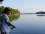 Lake Martin&nbsp;Dennis Godfrey Fishing at Pope's Point