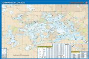 Chippewa Flowage (Sawyer County), Wisconsin  Waterproof Map (Fishing Hot Spots)