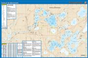 Eagle River Chain (Vilas County), Wisconsin Waterproof Map (Fishing Hot Spots)