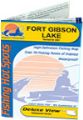 Fort Gibson Lake, Oklahoma  Waterproof Map (Fishing Hot Spots)